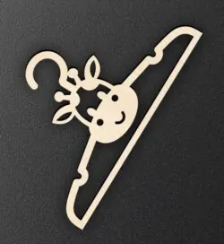 Children’s hanger E0022193 file cdr and dxf free vector download for Laser cut