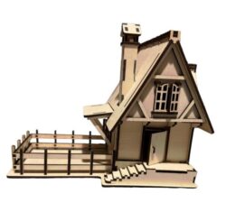 Country house E0022262 file cdr and dxf free vector download for Laser cut