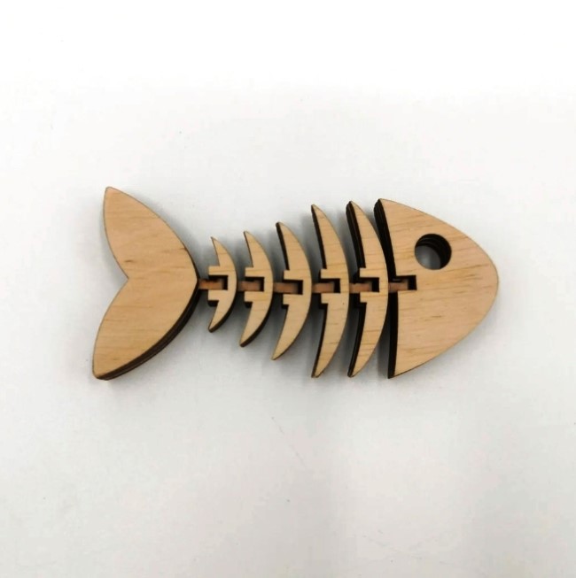 Fish flexible E0022065 file cdr and dxf free vector download for Laser cut