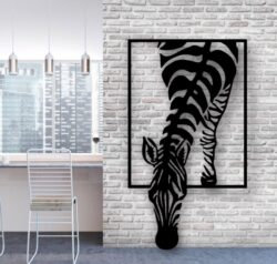 Giraffe wall decor E0022076 file cdr and dxf free vector download for Laser cut plasma