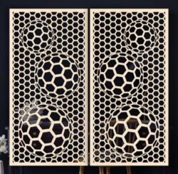 Screen panel E0022264 file cdr and dxf free vector download for Laser cut cnc