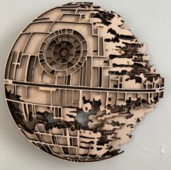 Star war E0022190 file cdr and dxf free vector download for Laser cut