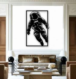 Astronaut E0022580 file cdr and dxf free vector download for laser cut plasma