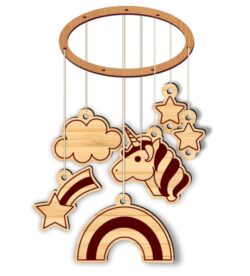 Baby mobile E0022340 file cdr and dxf free vector download for Laser cut