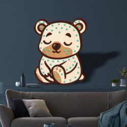 Bear lamp E0022494 file cdr and dxf pdf free vector download for Laser cut