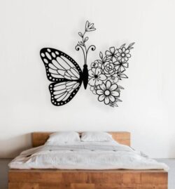 Butterfly E0022341 file cdr and dxf free vector download for laser cut