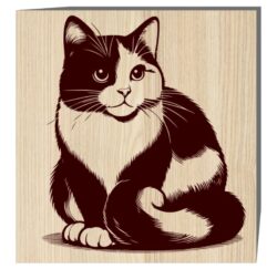 Cat E0022549 file cdr and dxf free vector download for laser engraving machine