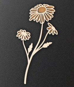 Chrysanthemum E0022363 file cdr and dxf pdf free vector download for Laser cut