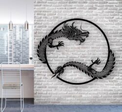 Dragon E0022411 file cdr and dxf pdf free vector download for Laser cut plasma