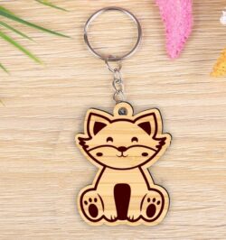 Fox keychain E0022544 file cdr and dxf pdf free vector download for Laser cut