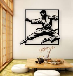 Karate E0022413 file cdr and dxf pdf free vector download for Laser cut plasma