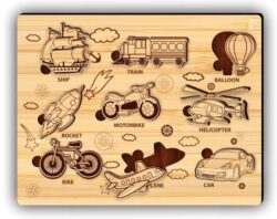 Kid puzzle E0022503 file cdr and dxf pdf free vector download for Laser cut