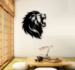 Lion E0022578 file cdr and dxf free vector download for laser cut plasma