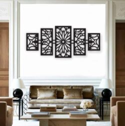 Mandala wall decor E0022349 file cdr and dxf free vector download for laser cut plasma