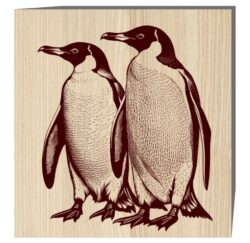 Penguins E0022548 file cdr and dxf free vector download for laser engraving machine