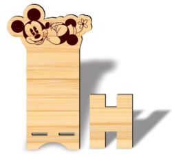 Phone stand E0022466 file cdr and dxf pdf free vector download for Laser cut
