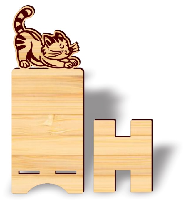 Phone stand E0022498 file cdr and dxf pdf free vector download for Laser cut