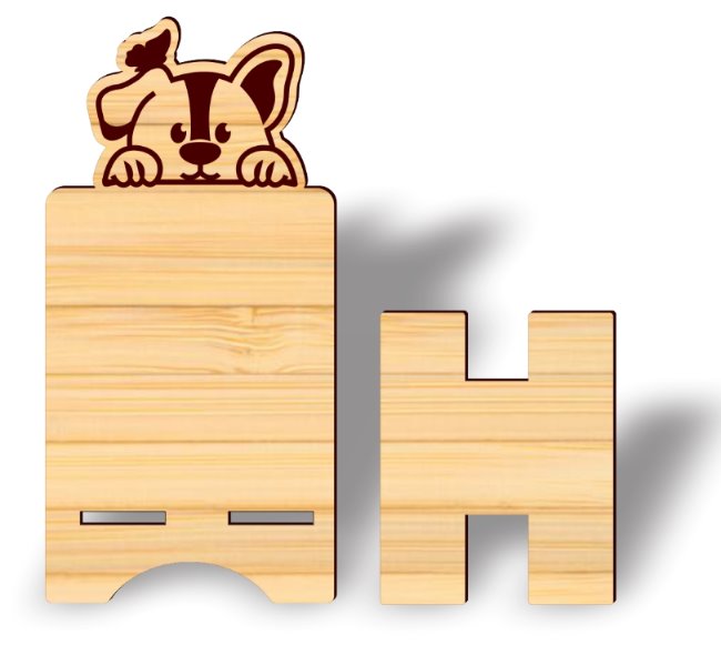 Phone stand E0022499 file cdr and dxf pdf free vector download for Laser cut