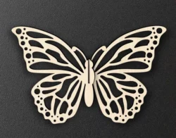 3D butterfly E0022886 file cdr and dxf pdf free vector download for Laser cut