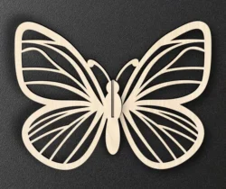 3D butterfly E0022889 file cdr and dxf pdf free vector download for Laser cut