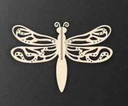 3D dragonfly E0022813 file cdr and dxf pdf free vector download for Laser cut