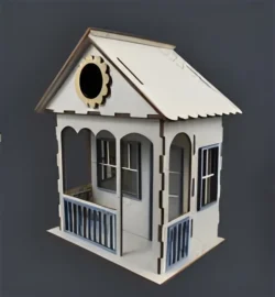 Bird house E0022912 file cdr and dxf pdf free vector download for Laser cut