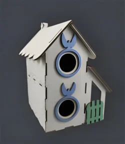 Bird house E0022913 file cdr and dxf pdf free vector download for Laser cut