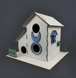 Bird house E0022914 file cdr and dxf pdf free vector download for Laser cut