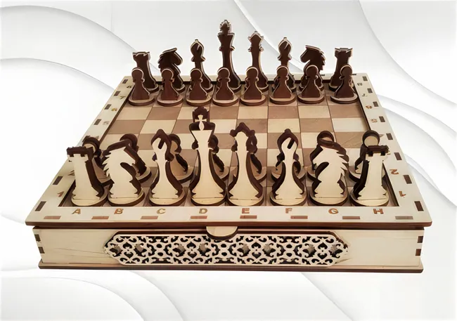 Chess E0022841 file cdr and dxf pdf free vector download for Laser cut