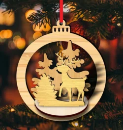 Christmas toy E0022864 file cdr and dxf pdf free vector download for Laser cut