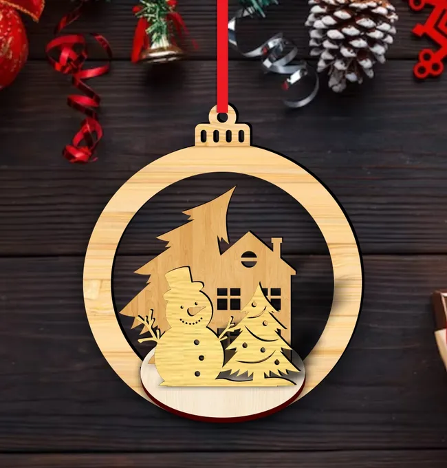 Christmas toy E0022865 file cdr and dxf pdf free vector download for Laser cut