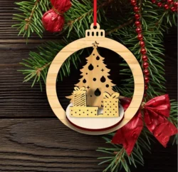 Christmas toy E0022866 file cdr and dxf pdf free vector download for Laser cut