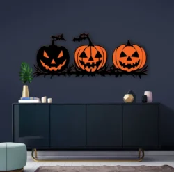 Halloween pumkin E0022959 file cdr and dxf pdf free vector download for laser cut plasma