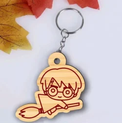 Harry Potter keychain E0022868 file cdr and dxf pdf free vector download for Laser cut