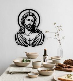 Jesus E0022636 file cdr and dxf pdf free vector download for Laser cut plasma