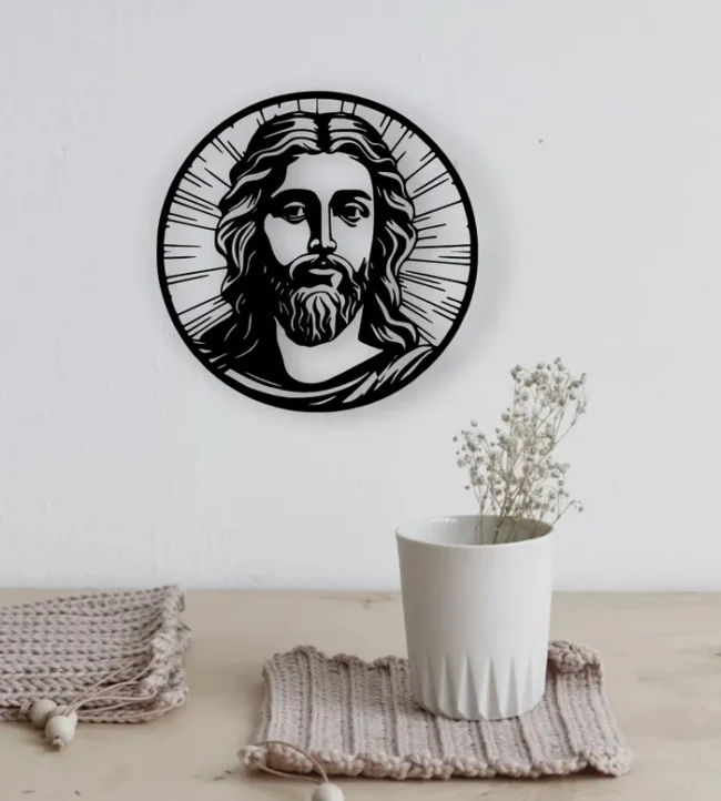 Jesus E0022734 file cdr and dxf pdf free vector download for Laser cut plasma