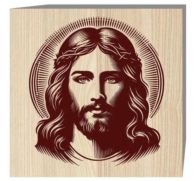 Jesus E0022937 file cdr and dxf pdf free vector download for laser engraving machines