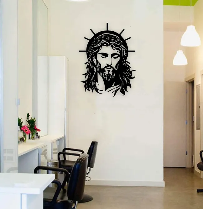 Jesus wall decor E0022778 file cdr and dxf pdf free vector download for Laser cut plasma