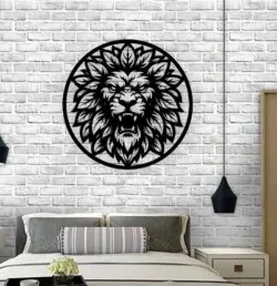 Lion E0022630 file cdr and dxf pdf free vector download for Laser cut plasma