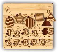 Math puzzle E0022693 file cdr and dxf pdf free vector download for Laser cut