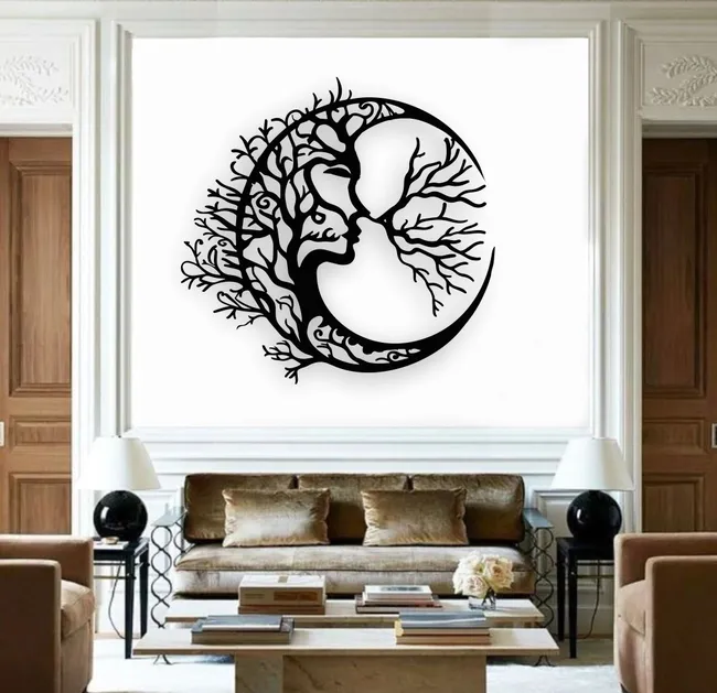 Tree of life wall decor E0022770 file cdr and dxf pdf free vector download for Laser cut plasma