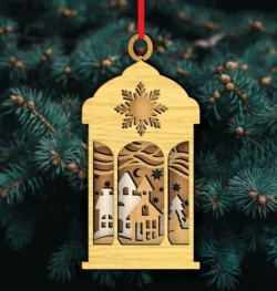 Christmas ornament E0023031 file cdr and dxf pdf free vector download for laser cut