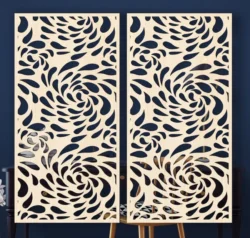 Design pattern panel screen E0023036 file cdr and dxf pdf free vector download for laser cut