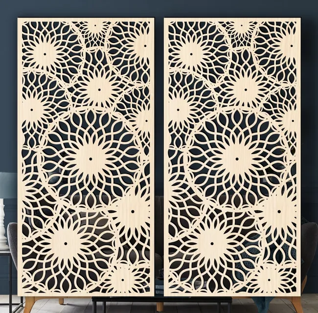 Design pattern panel screen E0023039 file cdr and dxf pdf free vector download for laser cut cnc