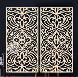 Design pattern panel screen E0023041 file cdr and dxf pdf free vector download for laser cut cnc