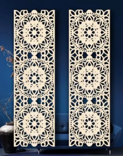 Design pattern panel screen E0023042 file cdr and dxf pdf free vector download for laser cut cnc