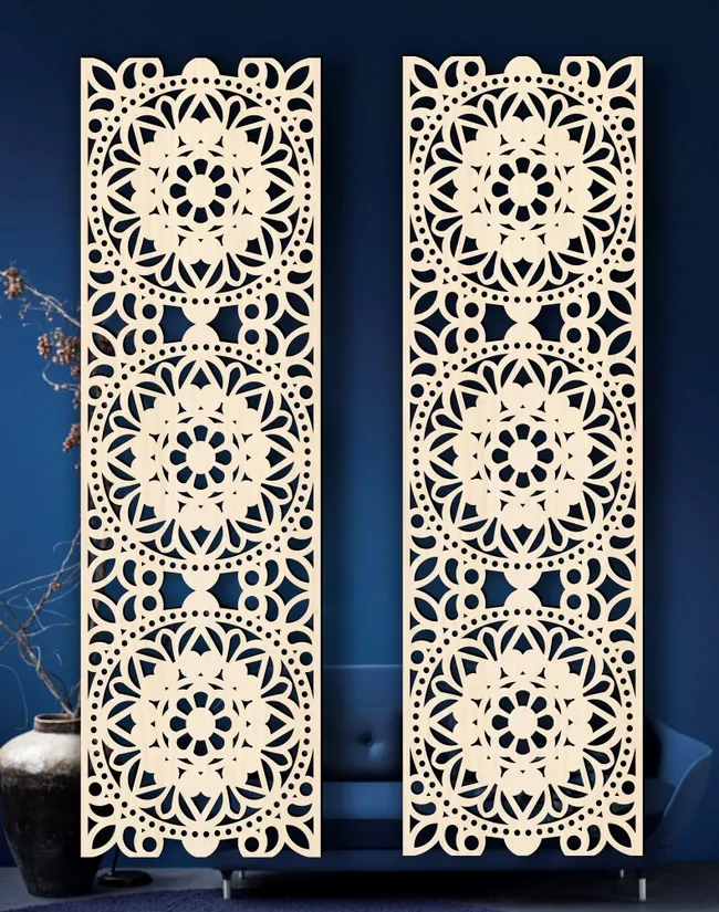 Design pattern panel screen E0023042 file cdr and dxf pdf free vector download for laser cut cnc