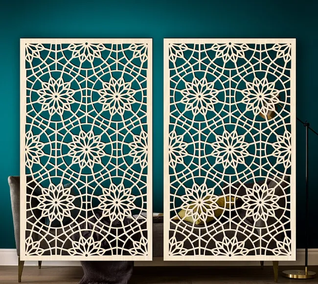 Design pattern panel screen E0023043 file cdr and dxf pdf free vector download for laser cut cnc