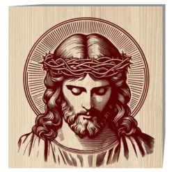 Jesus E0023012 file cdr and dxf pdf free vector download for laser engraving machines