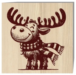 Moose E0023008 file cdr and dxf pdf free vector download for laser engraving machines